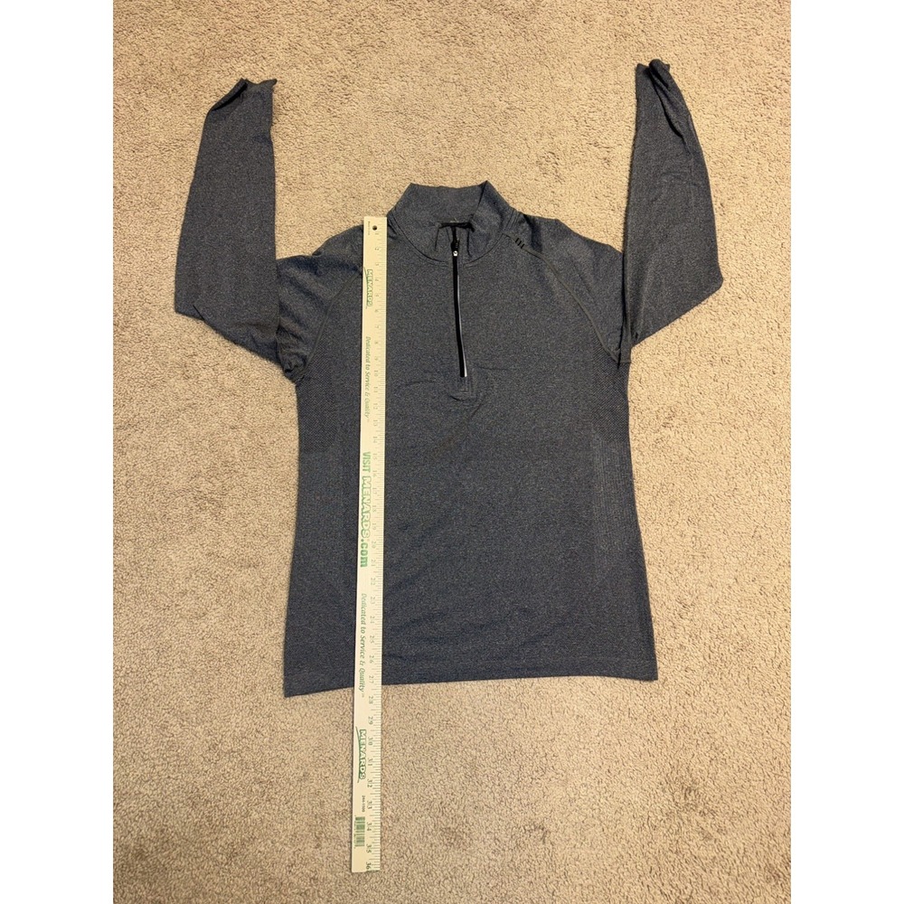 Lululemon Swiftly Tech 2.0 Long Sleeve Shirt Size 10 Heathered Gray Hip Length